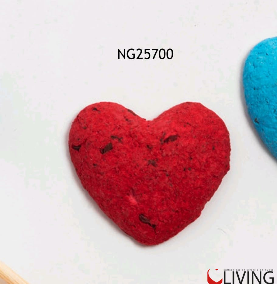 bomboniera cuore piantabile eco friendly rosso