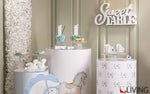 bomboniera matita cavallino azzurro con busta