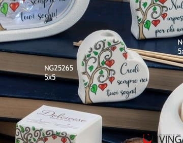 bomboniera diffusore cuore albero credi sempre nei tuoi sogni