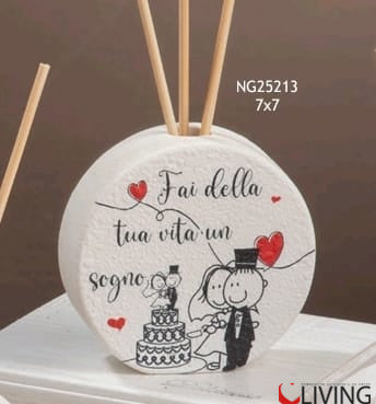 bomboniera diffusore sposi fai della tua vita un sogno