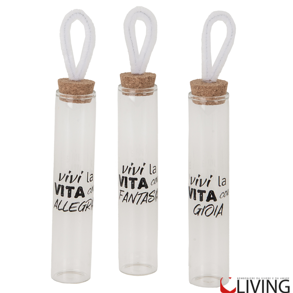 bomboniera fialetta vivi la vita