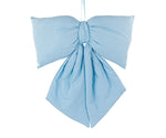Addobbo nascita fiocco azzurro con imbottitura