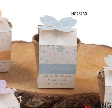 bomboniera vasetto con kit fioritura eco friendly fascia