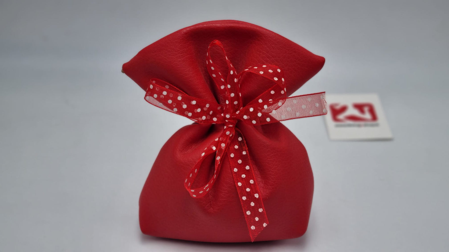Sacchetto laurea  in ecopelle rossa