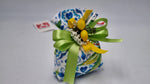 Sacchetto con fondello cucito stampa olive