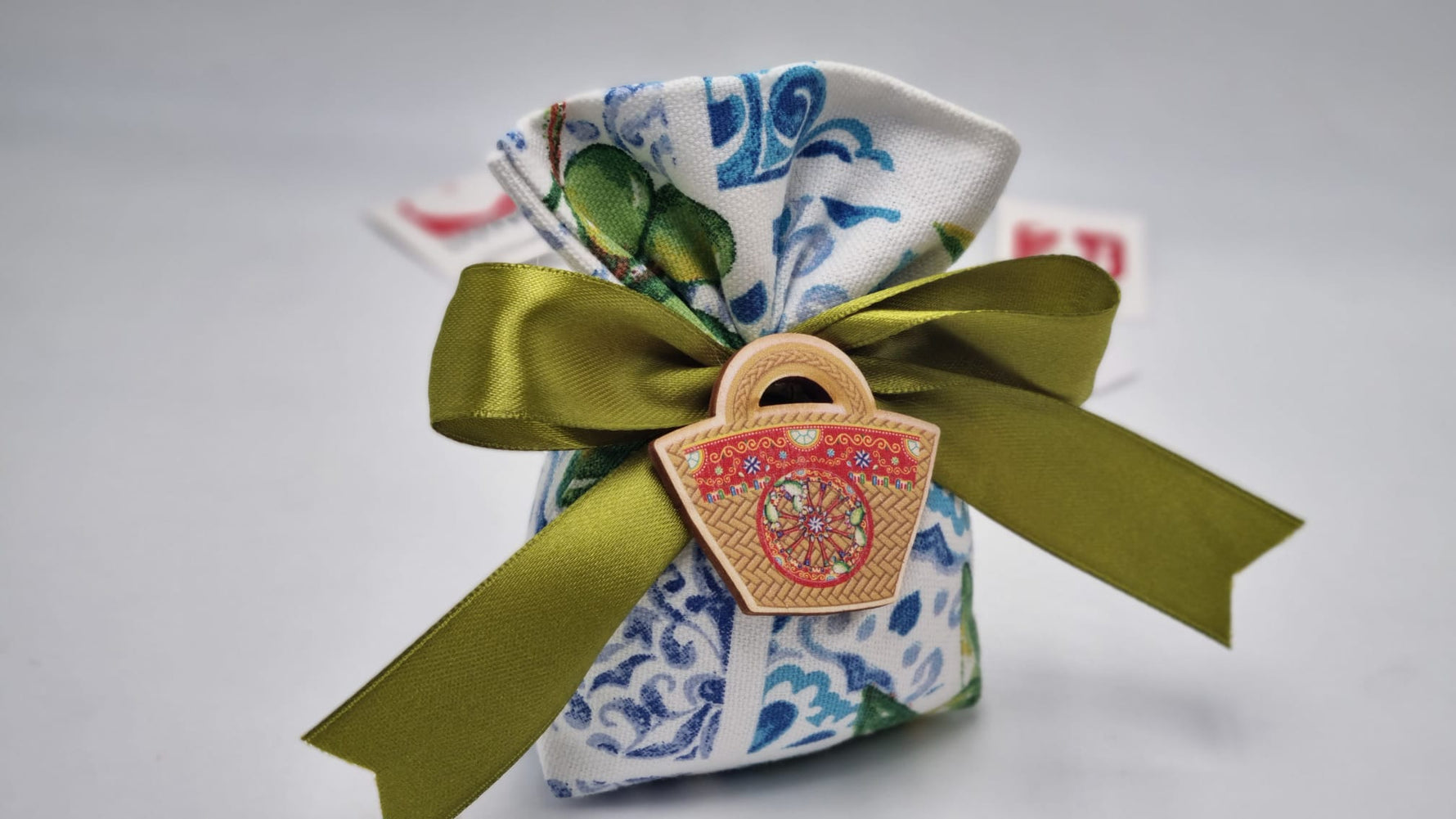 Sacchetto con stampa olive