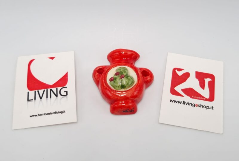 Bomboniera Giara calamita in Ceramica di Caltagirone