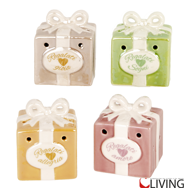 bomboniera gift porcellana con luce led