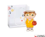 bomboniera porta piantina giocatore basket