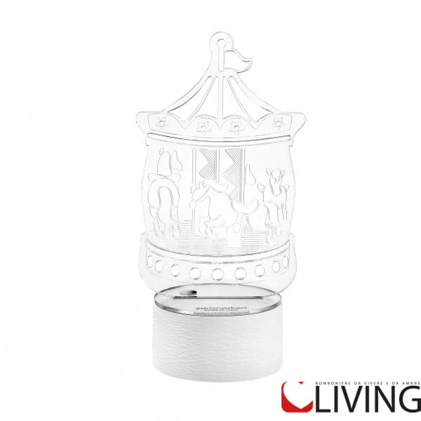 Giostrina carosello plex luce led