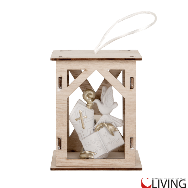 bomboniera cresima led linea lantern
