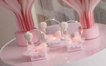 Addobbo Cerchio rosa con luce a led