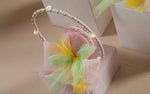 Addobbo Cerchio rosa con luce a led
