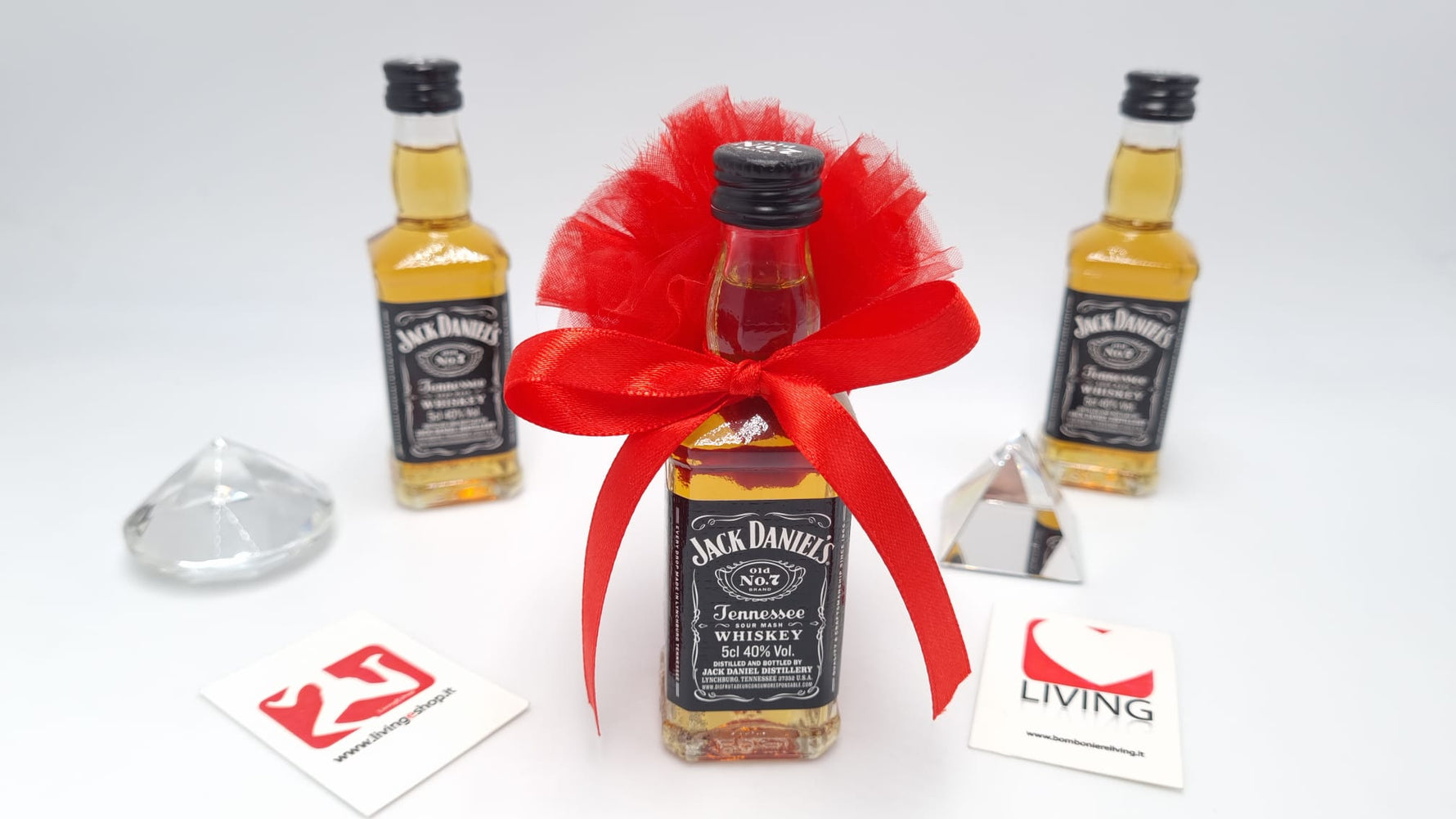bomboniera Laurea originale Jack Daniel's mignon da 5 cl