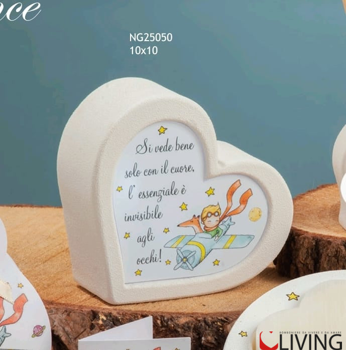 bomboniera cuore led con piccolo principe