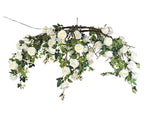 Addobbo matrimonio lampada rose con 144 luci a led