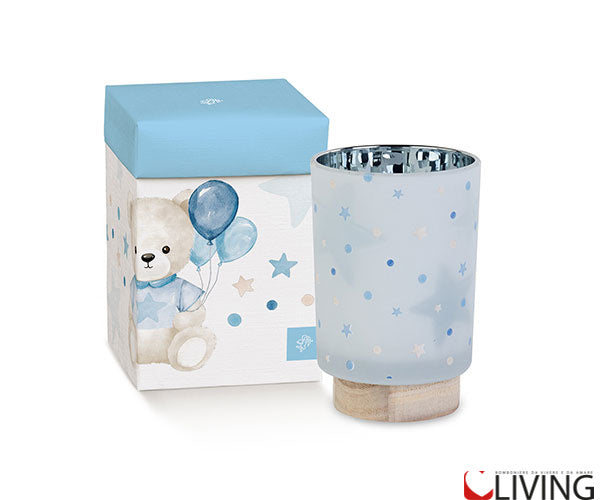 bomboniera lampada led stelle azzurre