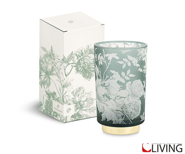 bomboniera lampada grande toile de jouy eucalipto