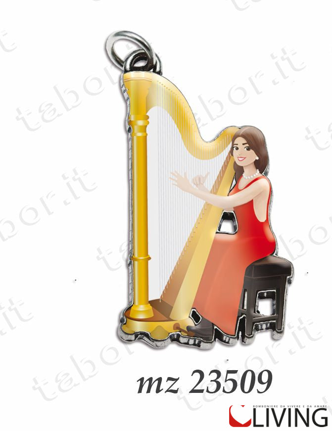 laurea-in-musica-ciondolo-arpa-donna-smaltato-mz23509