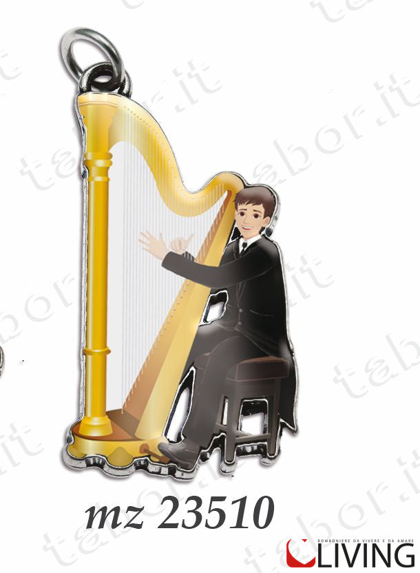 laurea-in-musica-ciondolo-arpa-uomo-smaltato-mz23510