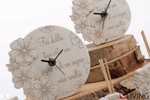 bomboniera orologio polvere di marmo di carrara linea longevia