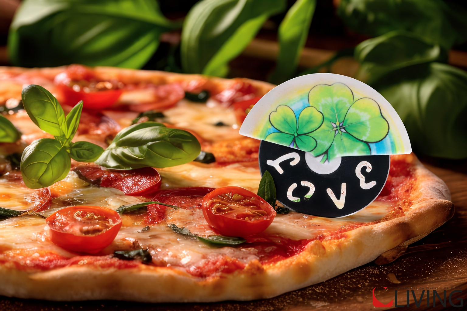 bomboniera tagliapizza love con margherite linea margherita
