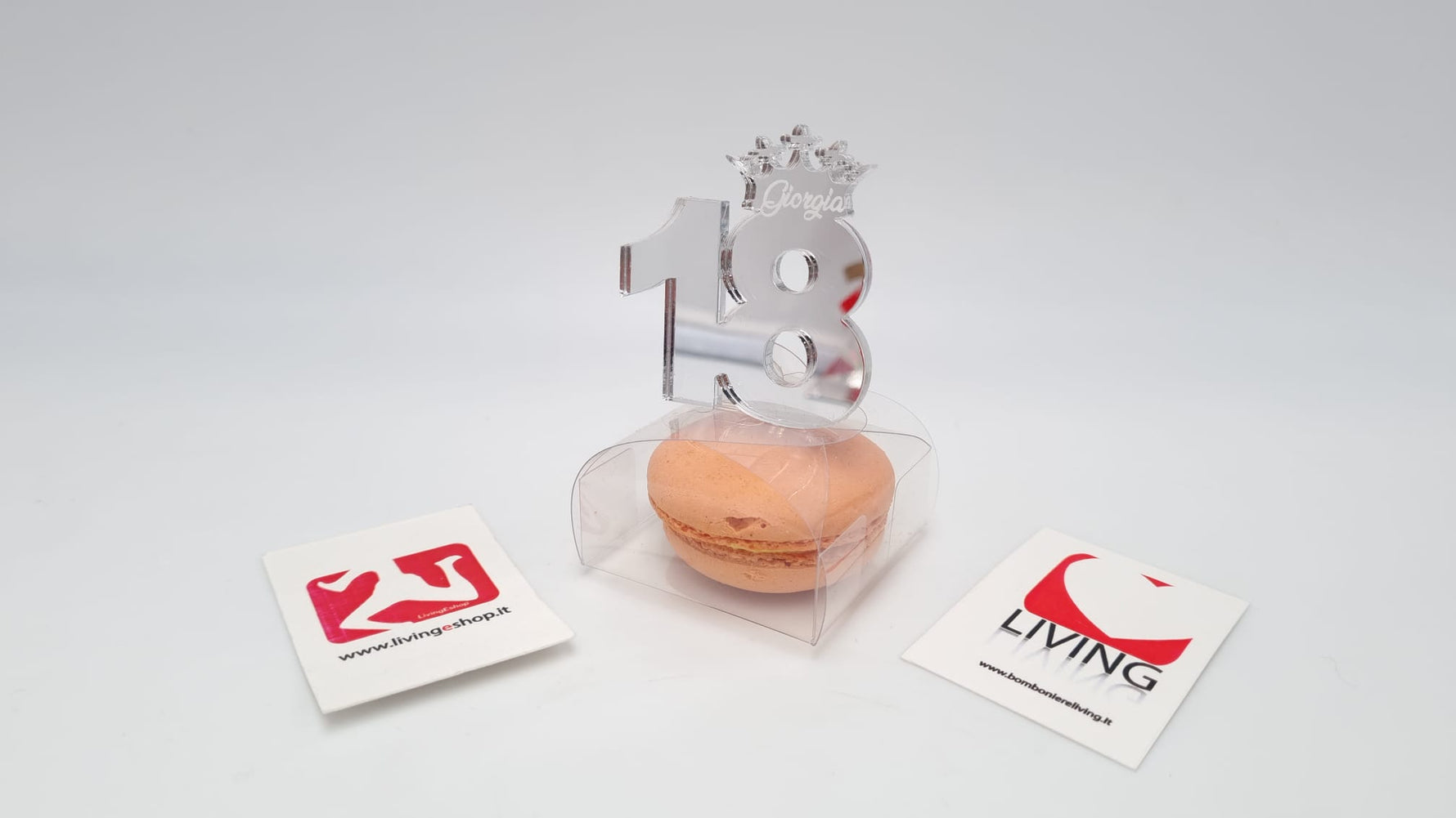 Macaron con magnete n 18 in plex