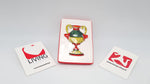 Bomboniera Tipica Siciliana Set 4 Carte In Ceramica Di Caltagirone Con Magnete