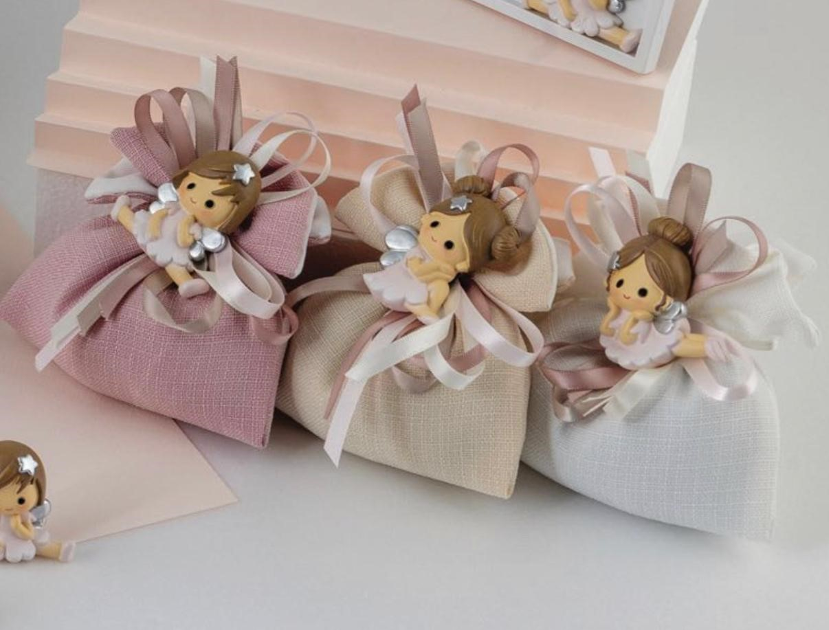 bomboniera magnete bimba ballerina in resina