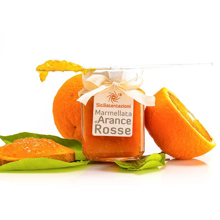 Bomboniera gastronomica marmellata di arance rosse 240 gr.