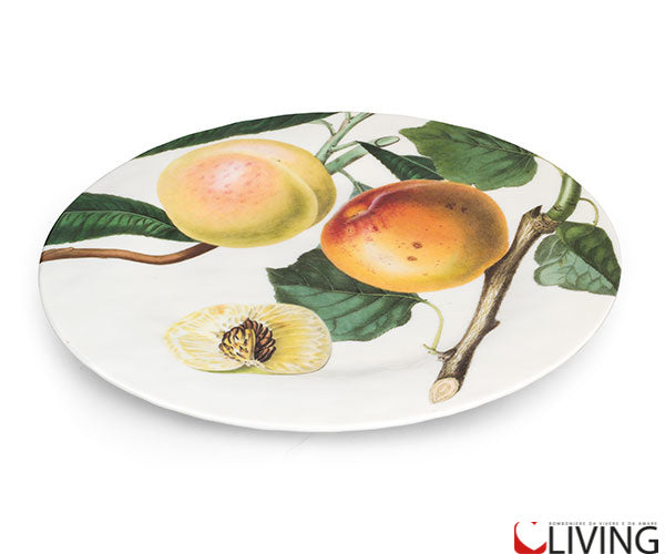 sottopiatto in melamina con pesche