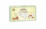 Mandorla tostata ricoperta da cioccolato bianco ai gusti assortiti (cannolo siciliano