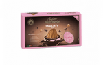 Mandorla tostata ricoperta da cioccolato al latte e alle nocciole gianduia con granella di nocciole