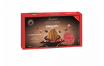 Mandorla tostata ricoperta da cioccolato al latte e alle nocciole gianduia con granella di nocciole