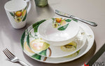 sottopiatto in melamina con pesche