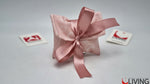 sacchetto portaconfetti in tessuto rosa linea baby dreams