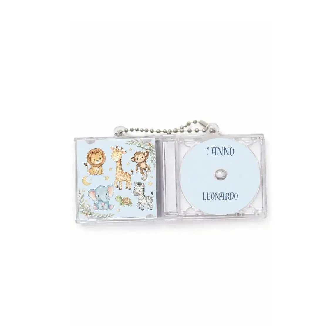 1 anno mini CD nfc elefantino personalizzabile con favola abbinata