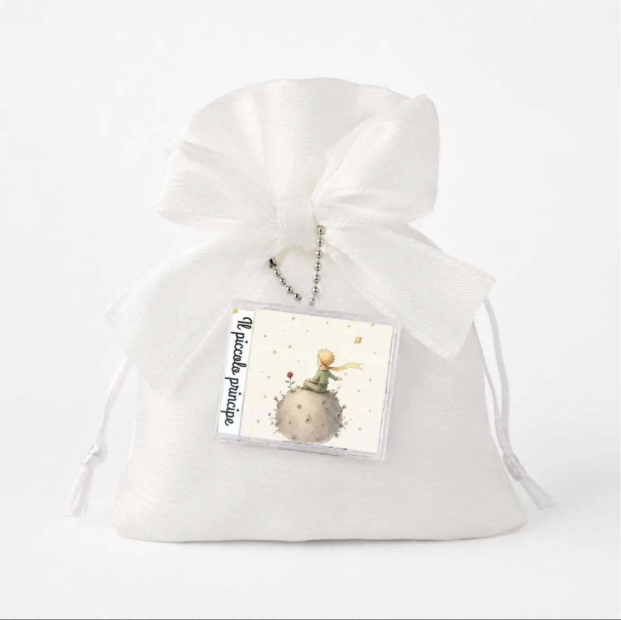 bomboniera mini cd nfc piccolo principe personalizzabile con storia narrata