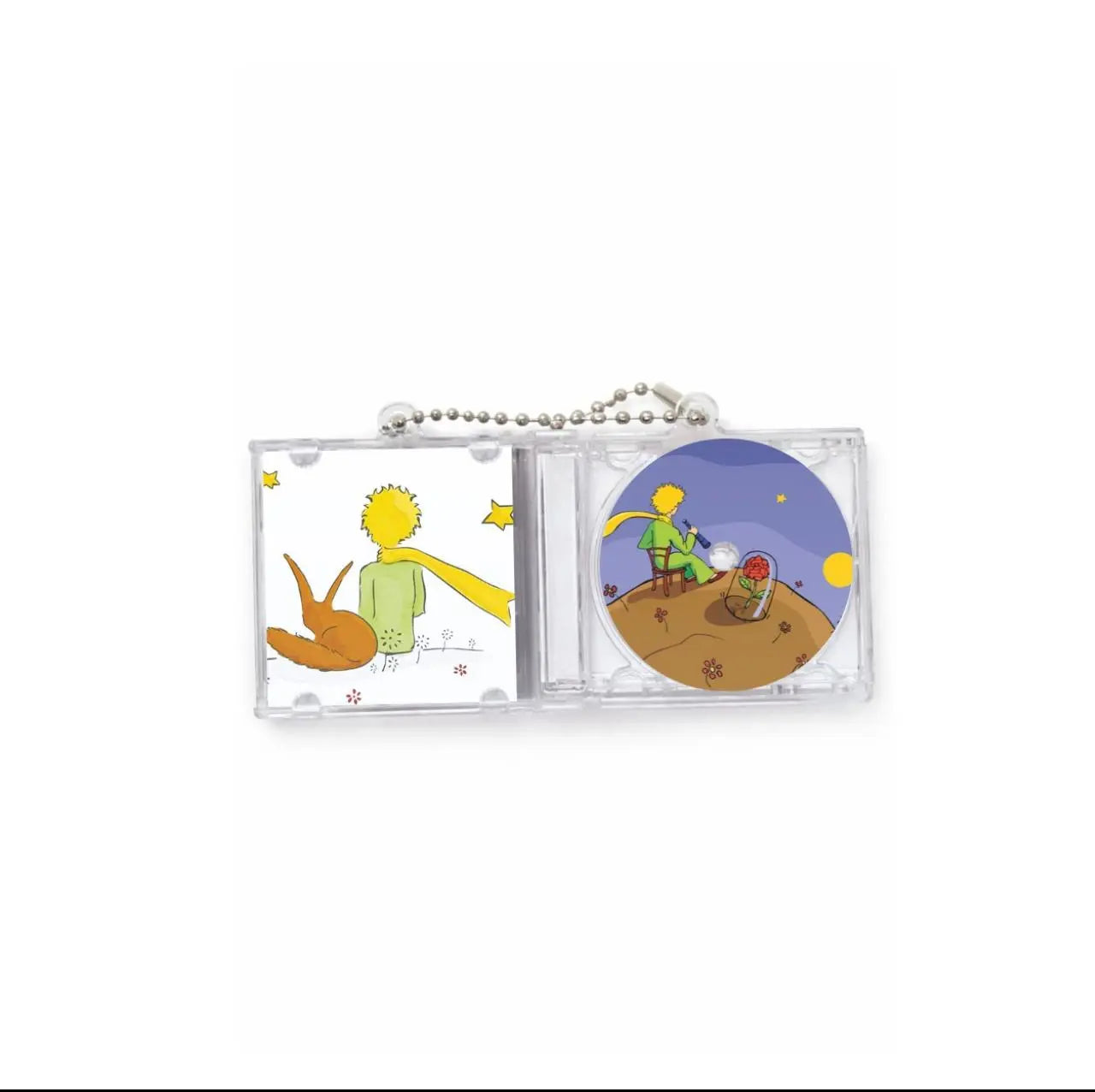 bomboniera mini cd nfc piccolo principe personalizzabile con storia narrata
