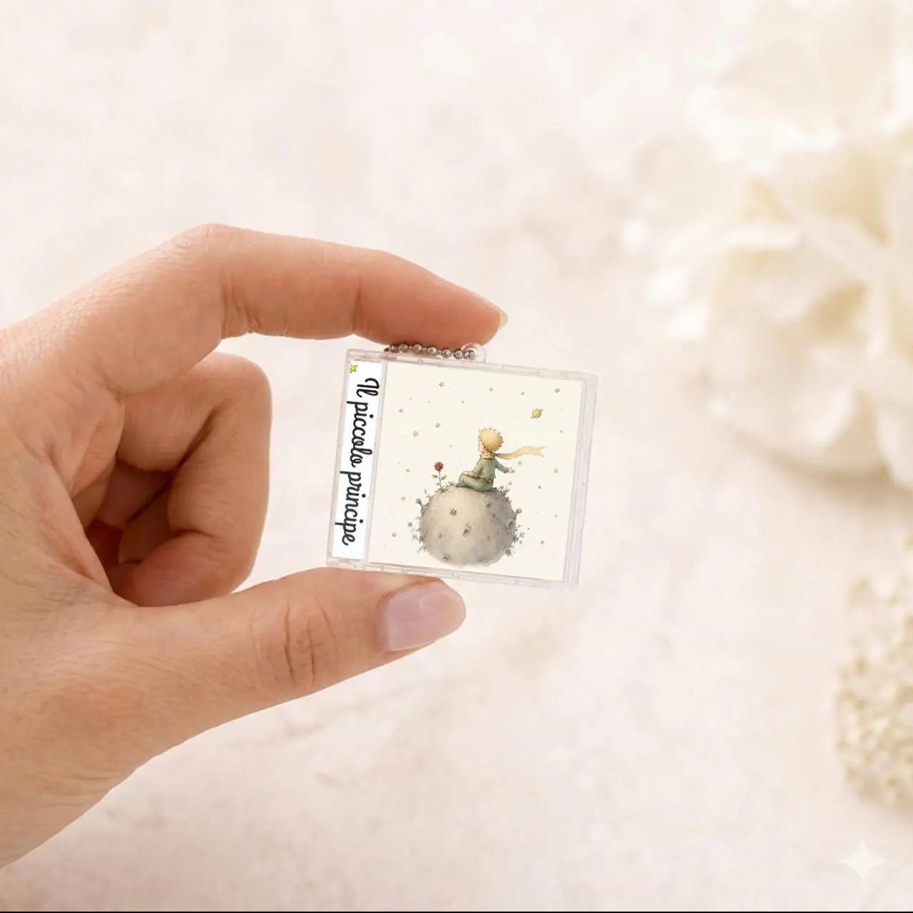 bomboniera mini cd nfc piccolo principe personalizzabile con storia narrata