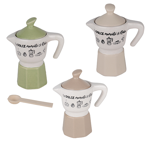 moka zuccheriera moderna linea dolce in porcellana