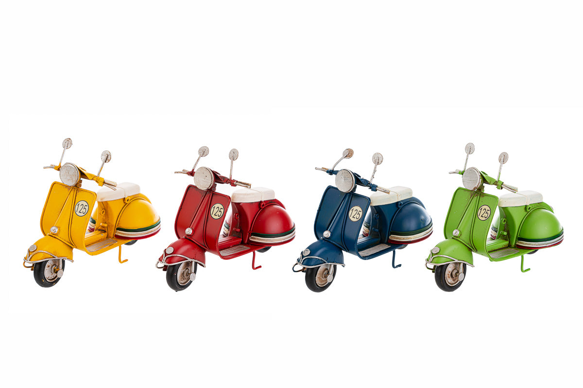 bomboniera vespa 125 metallo colorata