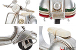 bomboniera vespa 125 metallo argento