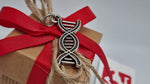Bomboniera laurea DNA in metallo