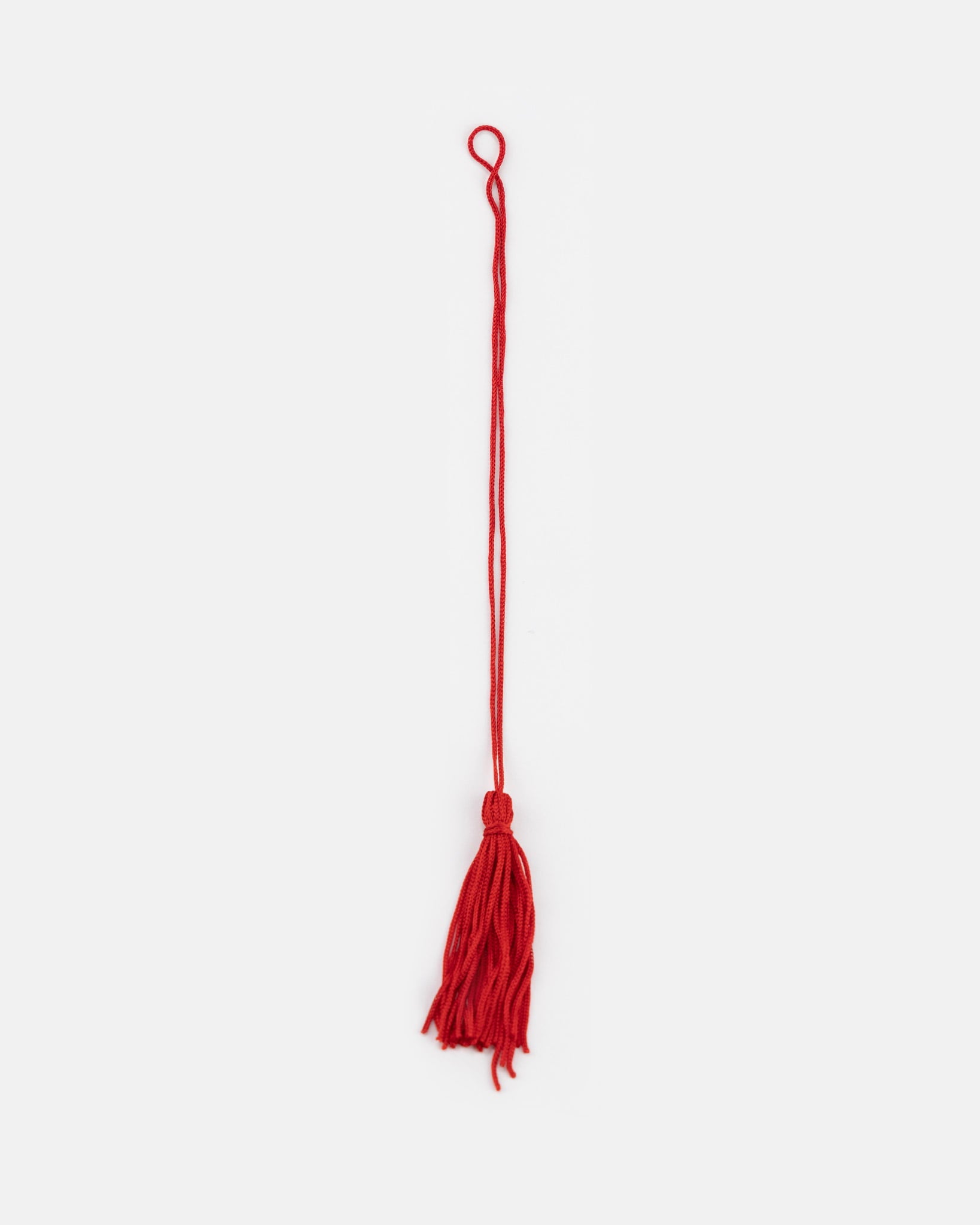 Nappina lunga in tessuto rosso