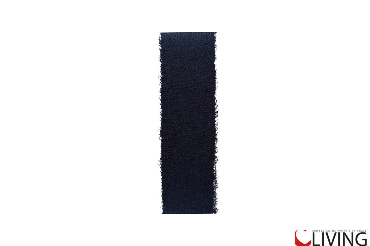 nastro chiffon blu larghezza 2,5 cm x 20 mt