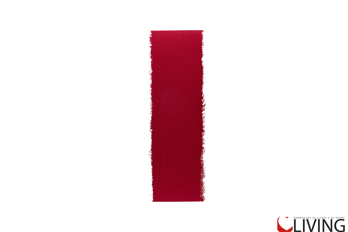 nastro chiffon bordeaux larghezza 2,5 cm x 20 mt