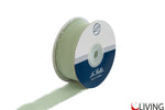 nastro chiffon verde larghezza 2,5 cm x 20 mt