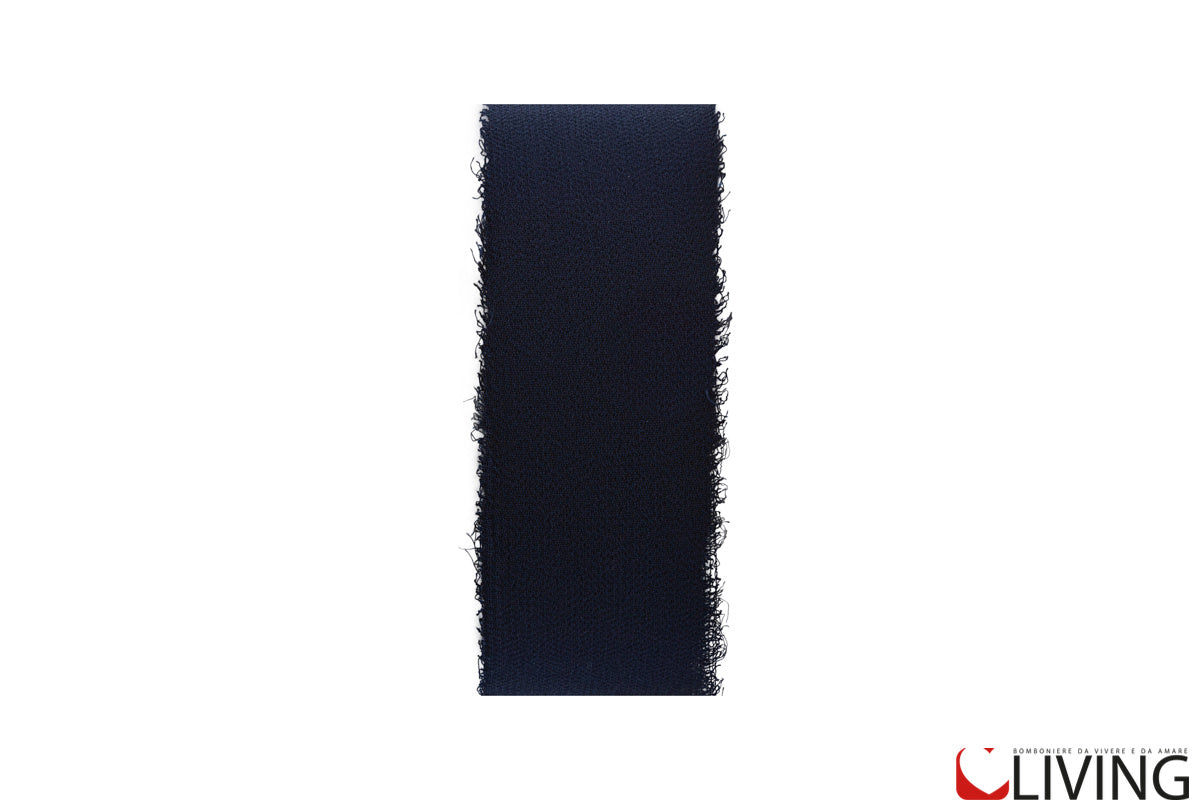 nastro chiffon blu larghezza 4 cm x 20 mt