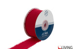 nastro chiffon bordeaux larghezza 4 cm x 20 mt